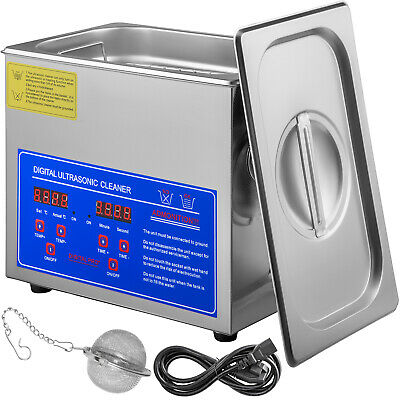 Vevor New Stainless Steel 3l Industry Heated Ultrasonic Cleaner Heater Timer
