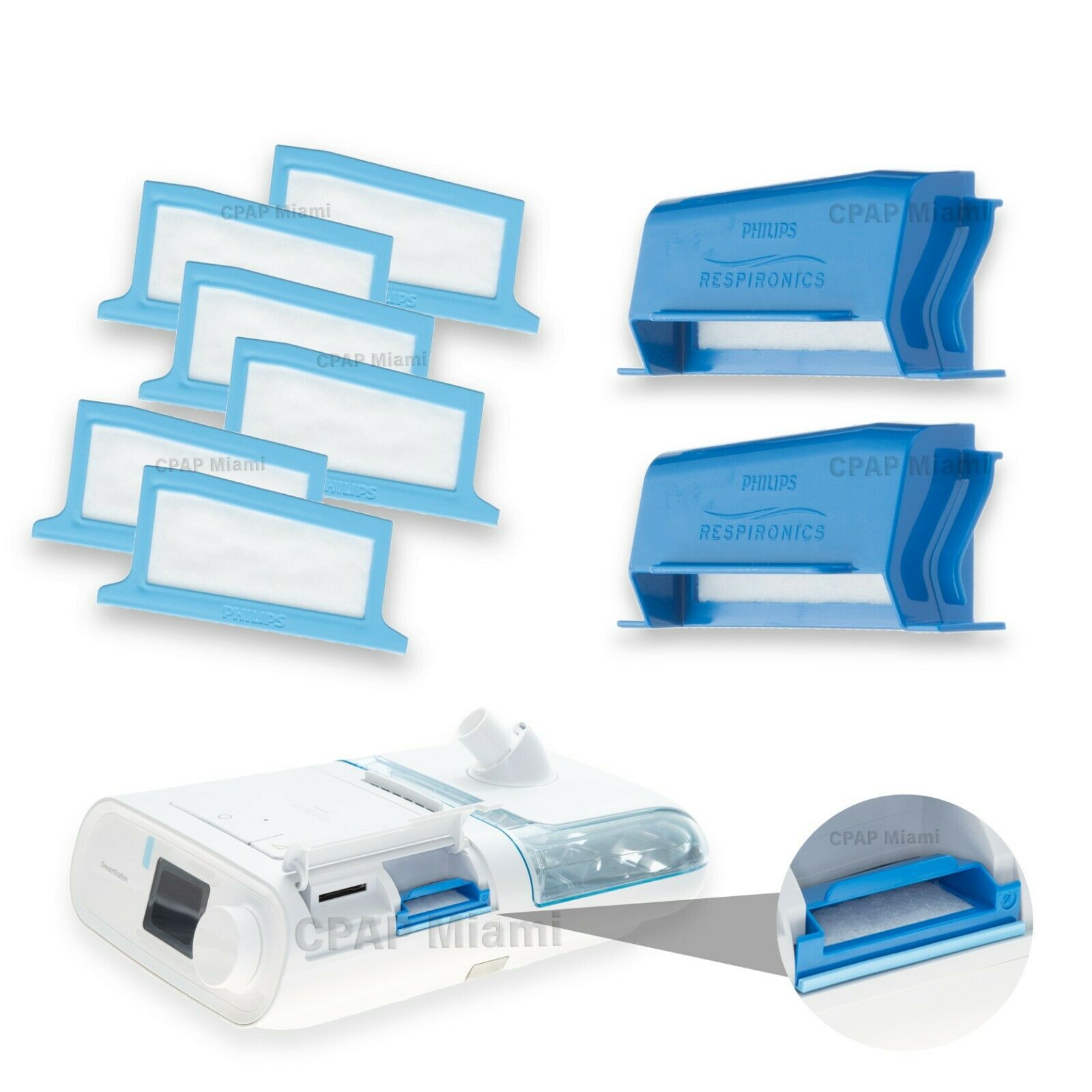 Respironics Dreamstation Kit Disposable Filters (6) And Reusable Filters (2)